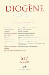 Persuasion et influence sociale