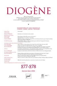 Diogène N° 277, 2022