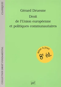 Droit de l'Union européenne et politiques communautaires