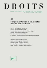 L'argumentation des juristes et ses contraintes