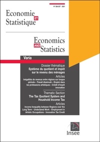 Sophie Ponthieux - Economie et statistique N° 526-527 : Système du quotient et impôt sur le revenu des ménages.