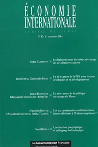 Economie internationale N° 97, 1e trimestre 2004