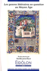 Les genres littéraires en question au Moyen Age