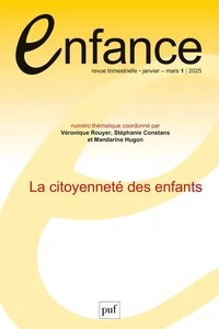 Enfance Volume 77 N°1