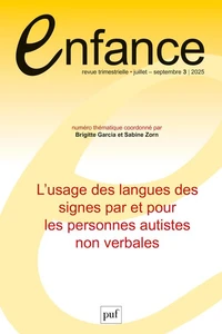 L'usage des langues des signes par et pour les personnes autistes non verbales