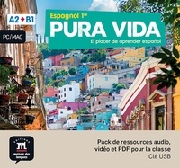  Maison des langues - Espagnol 1re A2>B1 Pura vida. 1 Clé Usb
