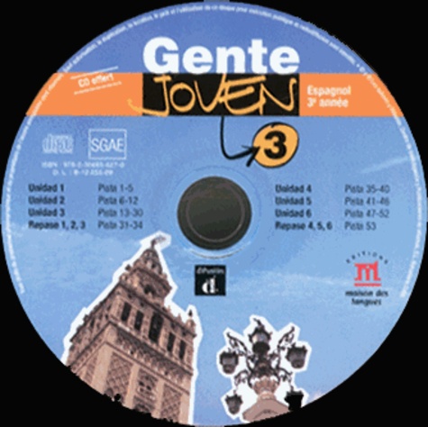 Encina Alonso - Espagnol 3e année Gente Joven 3. 5 CD audio