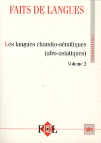 Les langues chamito-sémitiques (afro-asiatiques)
