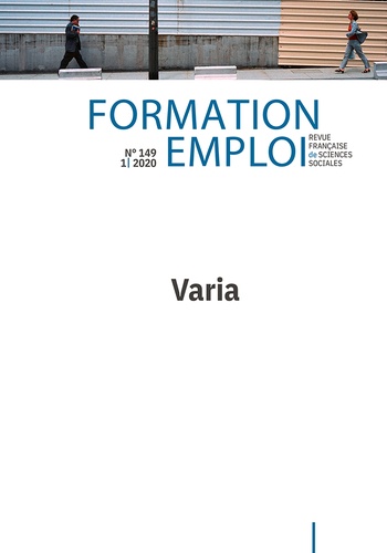  CEREQ - Formation Emploi N° 149 : Varia.