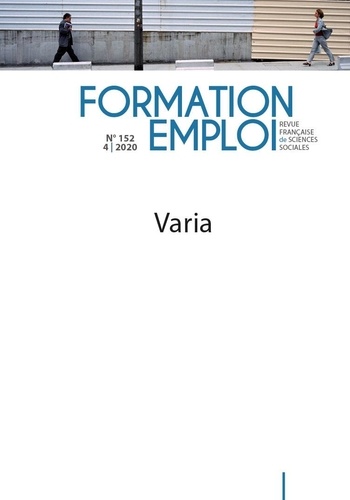 CEREQ - Formation Emploi N° 152 : Varia.
