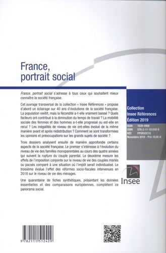 France, portrait social  Edition 2019