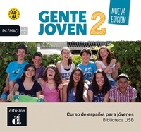  Difusion - Gente Joven 2 - Curso de espanol para jovenes. 1 Clé Usb