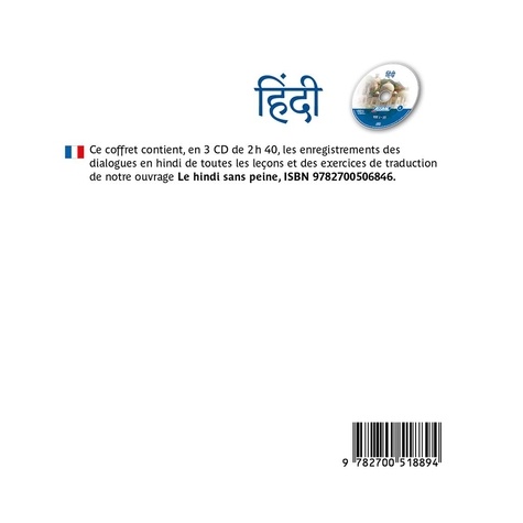 Hindi B1 débutants  3 CD audio