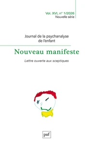 Journal de la psychanalyse de l'enfant N° 1/2026