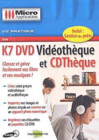  Editions Micro Application - K7 DVD Vidéothèque et CDThèque - CD-ROM.