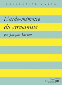 L'aide-mémoire du germaniste