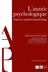 L'année psychologique N° 126