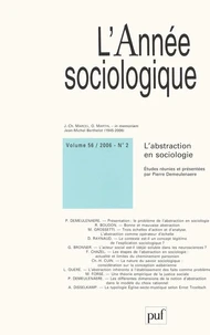 L'abtraction en sociologie
