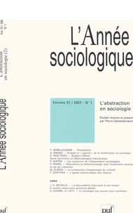 L'abstraction en sociologie