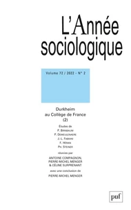 Durkheim au Collège de France (2)