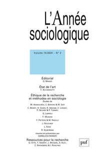 Ethique de la recherche et méthodes en sociologie