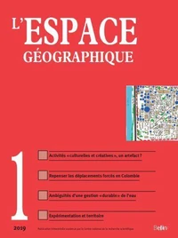 L'espace géographique N° 1/2019