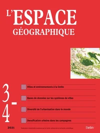 L'espace géographique N° 3, 2021