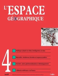 L'espace géographique Tome 47 N° 4, ocotbre-novembre-décembre 2018