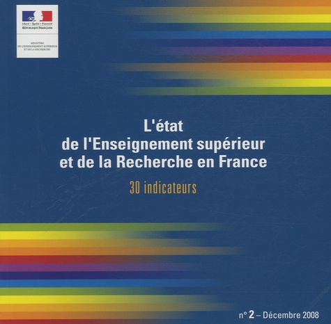  DEPP - L'Etat de l'Enseignement Supérieur et de la Recherche en France N° 2 : .