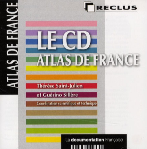 Guérino Sillère et Thérèse Saint-Julien - Le CD atlas de France - CD Rom.