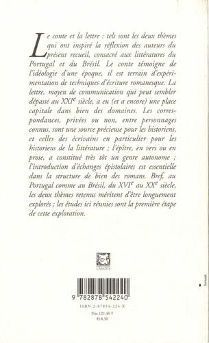 Le conte et la lettre dans l'espace lusophone. Textes en français et en portugais