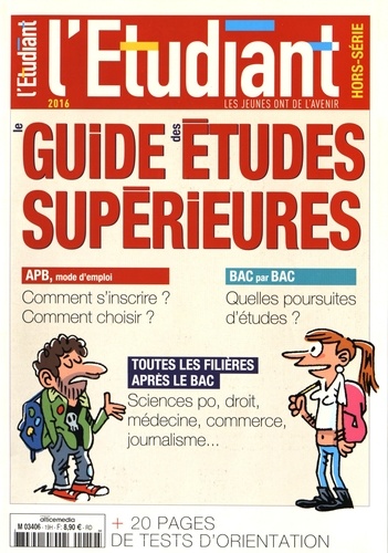  L'Etudiant - Le guide des études supérieures.
