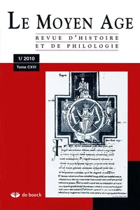 Le Moyen Age Tome 116 N° 1/2010
