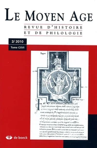Le Moyen Age Tome 116 N° 2/2010