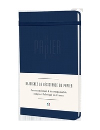 DILISCO - Le Papier fait de la Résistance. Carnet A5 intemporel bleu