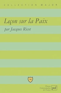 Leçon sur la Paix