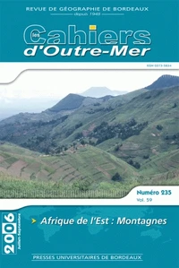 Afrique de l'Est : montagnes
