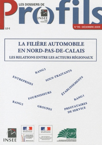 INSEE Nord-Pas-de-Calais - Les dossiers de Profils N° 95, Décembre 2009 : La filière automobile en Nord-Pas-de-Calais : les relations entre les acteurs régionaux.