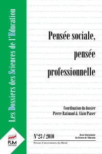 Pensée sociale, pensée professionnelle