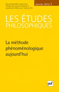 La méthode phénoménologique aujourd'hui