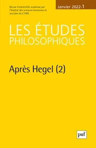 Après Hegel