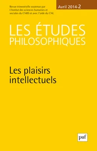 Les études philosophiques N° 2, avril 2014