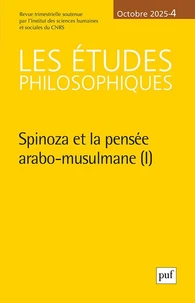 Les études philosophiques N° 4, 2025