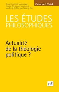Actualité de la théologie politique ?