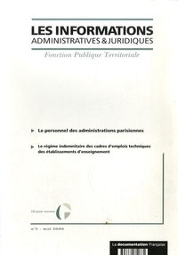  CIG petite couronne - Les informations administratives et juridiques N° 5, mai 2006 : Le personnel des administrations parisiennes.
