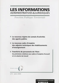 Le nouveau régime de cumuls d'activités des agents publics