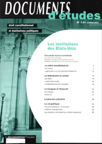 Les institutions des Etats-Unis