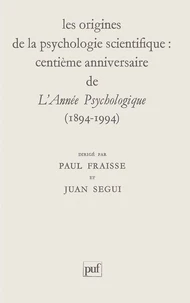 Les origines de la psychologie scientifique