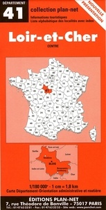  Ponchet plan-net - Loir-et-Cher - 1/180 000.