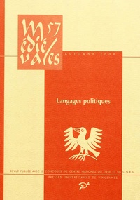  Gautier et Aude Mairey - Médiévales N° 57, automne 2009 : Langages politiques - XIIe-XVe siècle.